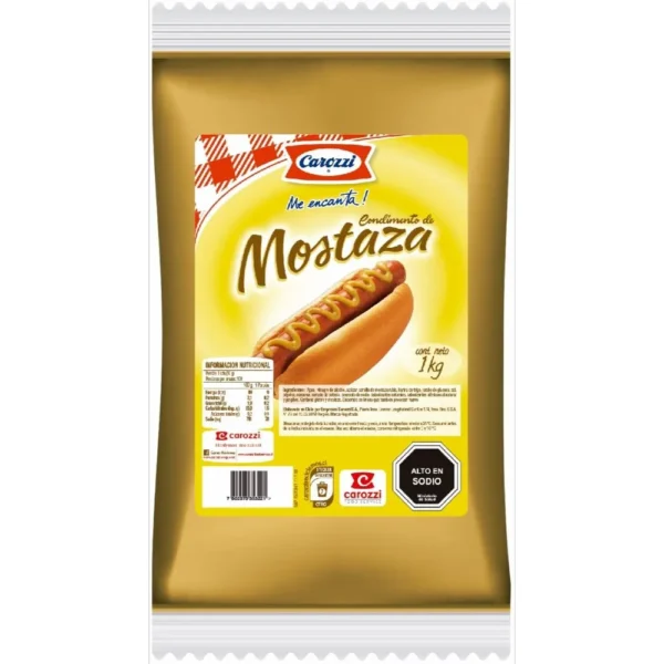 Mostaza Carozzi 1Kg