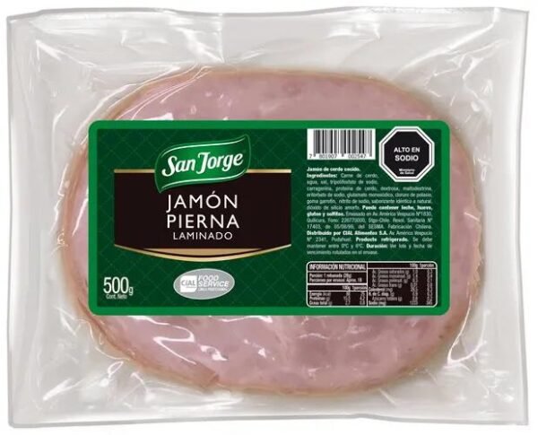 Jamon pierna 500 gr San Jorge