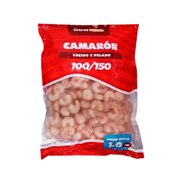 Camaron 100-150 cocido eco 1Kg.